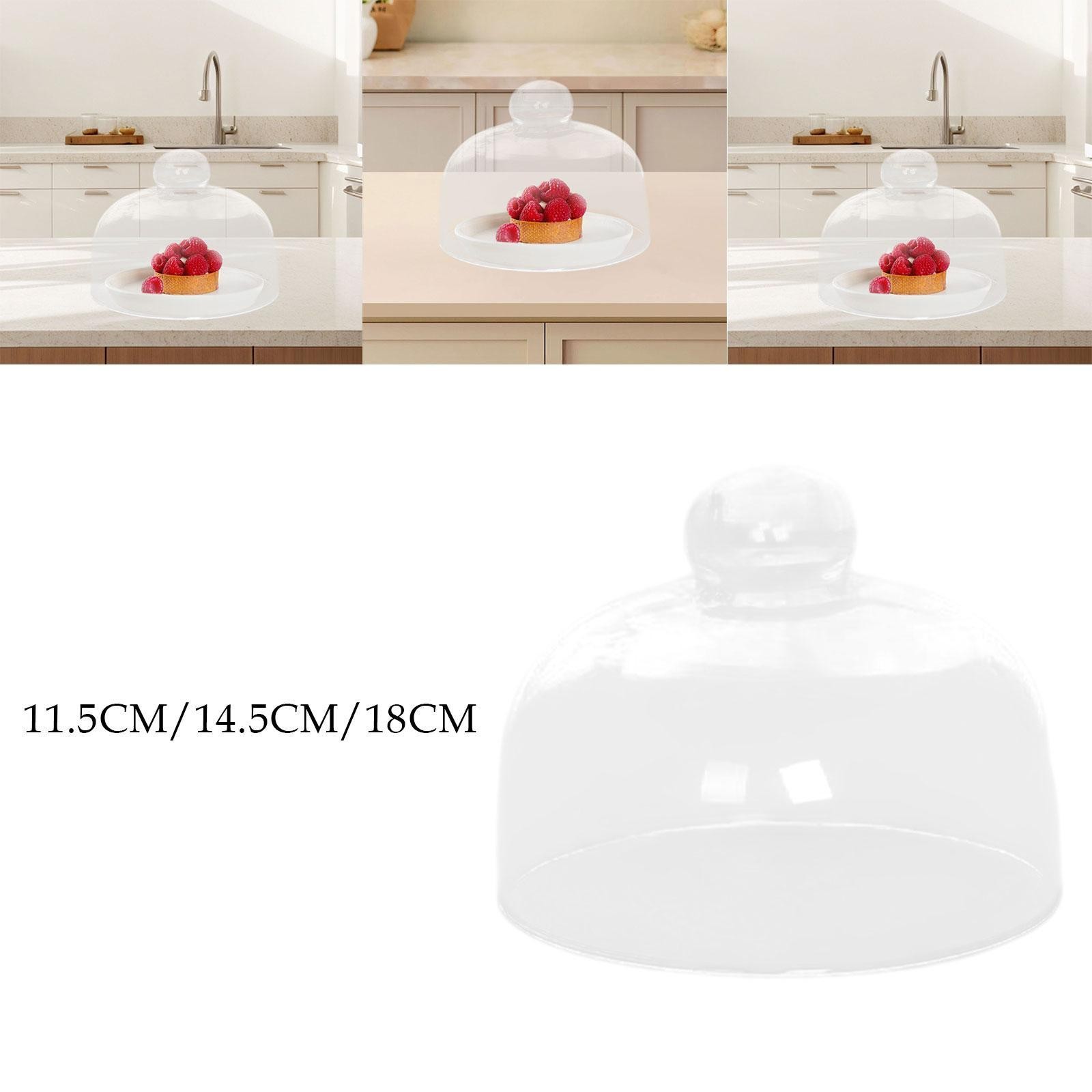 Kuchenhaube Aus Glas, Abdeckung für Torten, Kuchendekorationshaube für