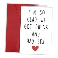 Funny Dirty Valentine's Day Cards for Boyfriend Girlfriend Husband Wife