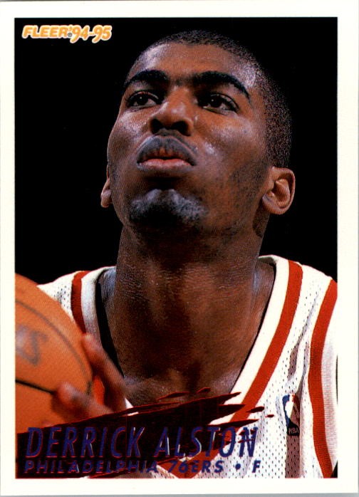 1994-95 Fleer #342 Derrick Alston RC - BSK