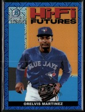 2022 Bowman - Hi-Fi Futures Mojo Blue Refractors #HIFI-18 Orelvis Martinez #/150