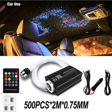 500pcs Home Car Headliner Star Light kit Roof Twinkle Ceiling Lights Fiber Optic