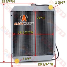 86534243 Radiator Fits John Deere 8875/Ford L865 L885 LS180 LX885 Skid Steer