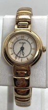 GUESS Ladies Watch New Battery Dainty Gold Case And Band Fits 6-1/2” Wrists