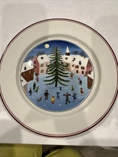 VILLEROY & BOCH Naif CHRISTMAS Salad  PLATE 8"