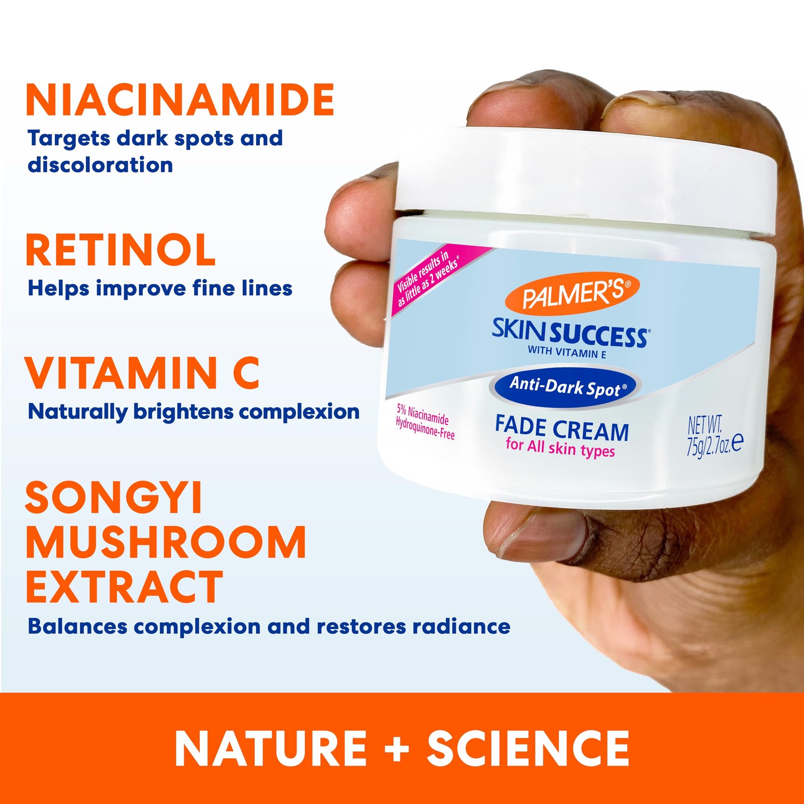 Skin Success Anti-Dark Spot Fade Cream with Vitamin E and Niacinamide Helps R...