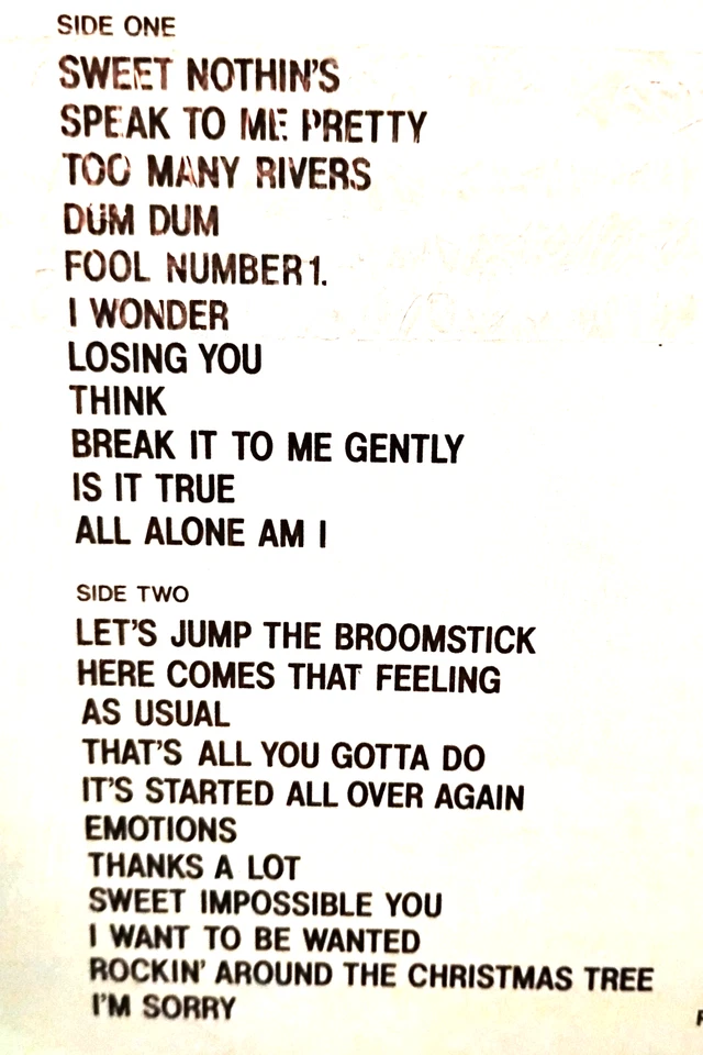 (NEW)  BRENDA LEE "LITTLE MISS DYNAMITE"  (RARE VINYL / 1ST REL-1980 / MINT) - Image 2 of 4