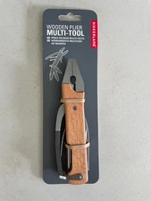 Kirkland Wooden Plier Multi Tool NEW In Package