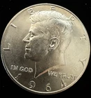 1964 D JFK Kennedy (90% Silver) Half Dollar Brilliant Uncirculated (BU)