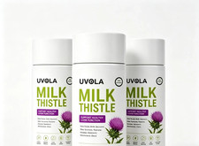 3x Uvola Milk Thistle Supplement, 80% Silymar...