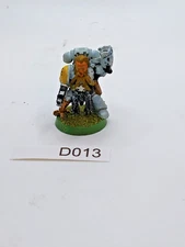 Warhammer 40k Space Wolves Long Fangs Sergeant Metal OOP Vintage