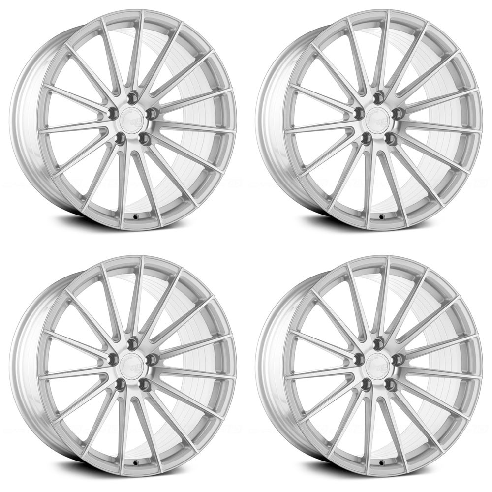 20" Avant Garde M615 Silver 20x8.5 20x11 Wheels Rims Fits Maserati Quattroporte