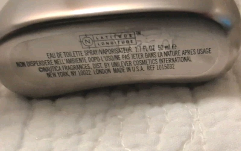 Latitude Longitude Nautica Eau de Toilette Spray 1.7 OZ 50 ml Hecho Año 2003 De Colección Foto 3 de 4