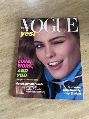 Vogue June 1981 - Kim Alexis Gia Carangi Jerry Hall Kelly LeBrock Helmut Newton