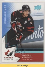 2020 Upper Deck Team Canada Juniors Men's U-20 Blue Joe Veleno Joseph READ 1d0j