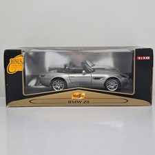 BMW Z8 Maisto 1:18 Diecast Model Car Boxed Silver Sports Car