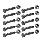 52100100 Snow Blower Shear Pins and Nut Kit Replace for Ariens Rotary John Deere