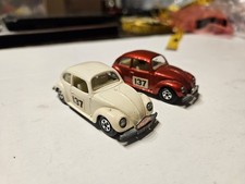 2 Matchbox No. 15 1968 Volkswagen 1500 Saloon Diecast Car Red White
