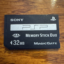 Sony PSP-M32 Memory Stick Duo Card 32MB MagicGate for Sony PSP slightly used