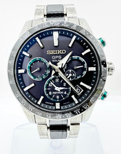 SEIKO ASTRON SBXC025 5X53-0AM0 Ginza Solar GPS Black Green Titanium Watch JAPAN