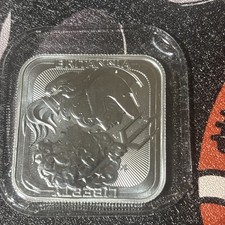 The Royal Mint Britannia and Liberty 1 oz .9999 Fine Silver Bar BU - IN STOCK