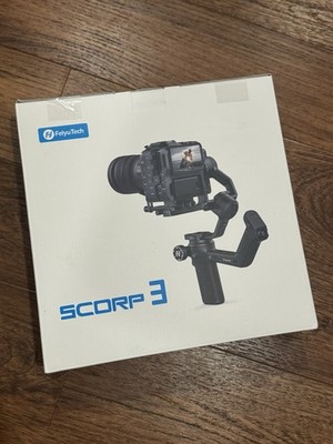 NEW Feiyu SCORP-3 Camera Gimbal Stabilizer wDetachable Remote Handle,AI Tracking