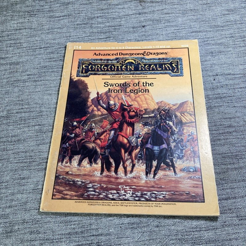 Advanced Dungeons & Dragons I14 SWORDS OF THE IRON LEGION - TSR 9226 - 1988