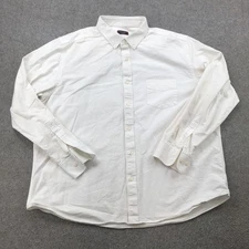 UNTUCKit Shirt Mens 2XL White Button Down Oxford Long Sleeve Pocket Cotton