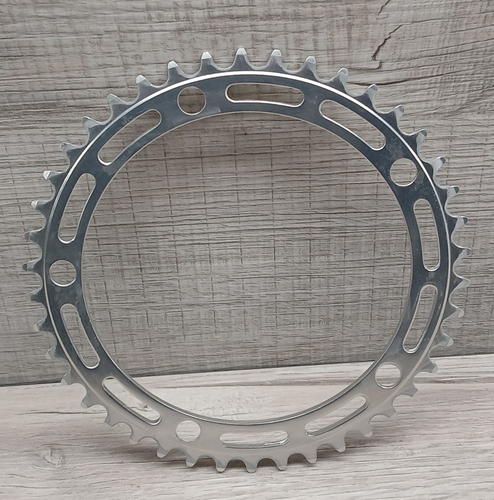 Vintage Campagnolo Nuovo Record 42 Tooth Chainring 144 BCD Road, Track Diamond C - Picture 4 of 4