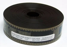 SEARCHING FOR BOBBY FISCHER great FLAT movie trailer on 35mm film 1993 (ro348)