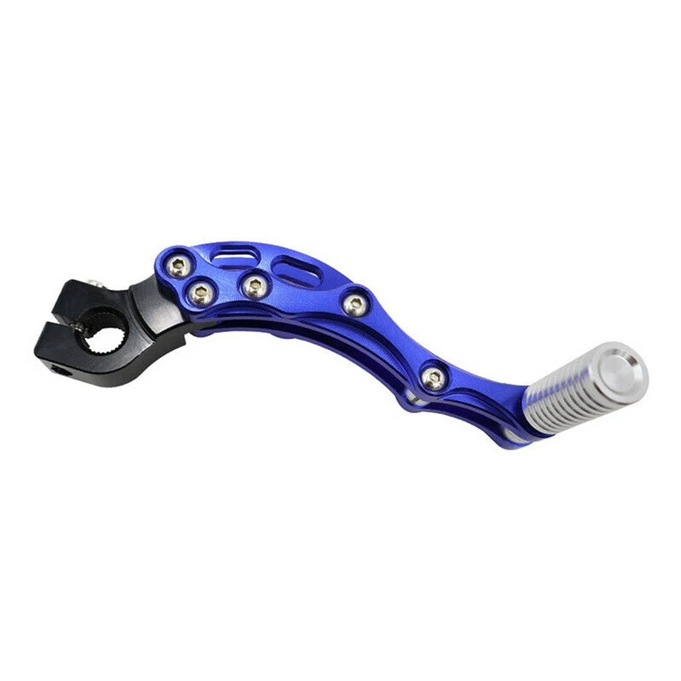 Синие модифицированные рычаги двигателя с ЧПУ детали рычага переключения педали стартера мотоцикла - Изображение 2 из 4