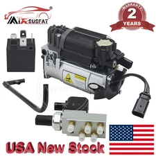 For Mercedes E-Class W211 CLS W219 Air Compressor +Valve Block +Relay +Air Pipe