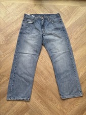 Levi’s 569 Loose Straight Jeans W36 L30 Blue Denim Mens Classic Fit