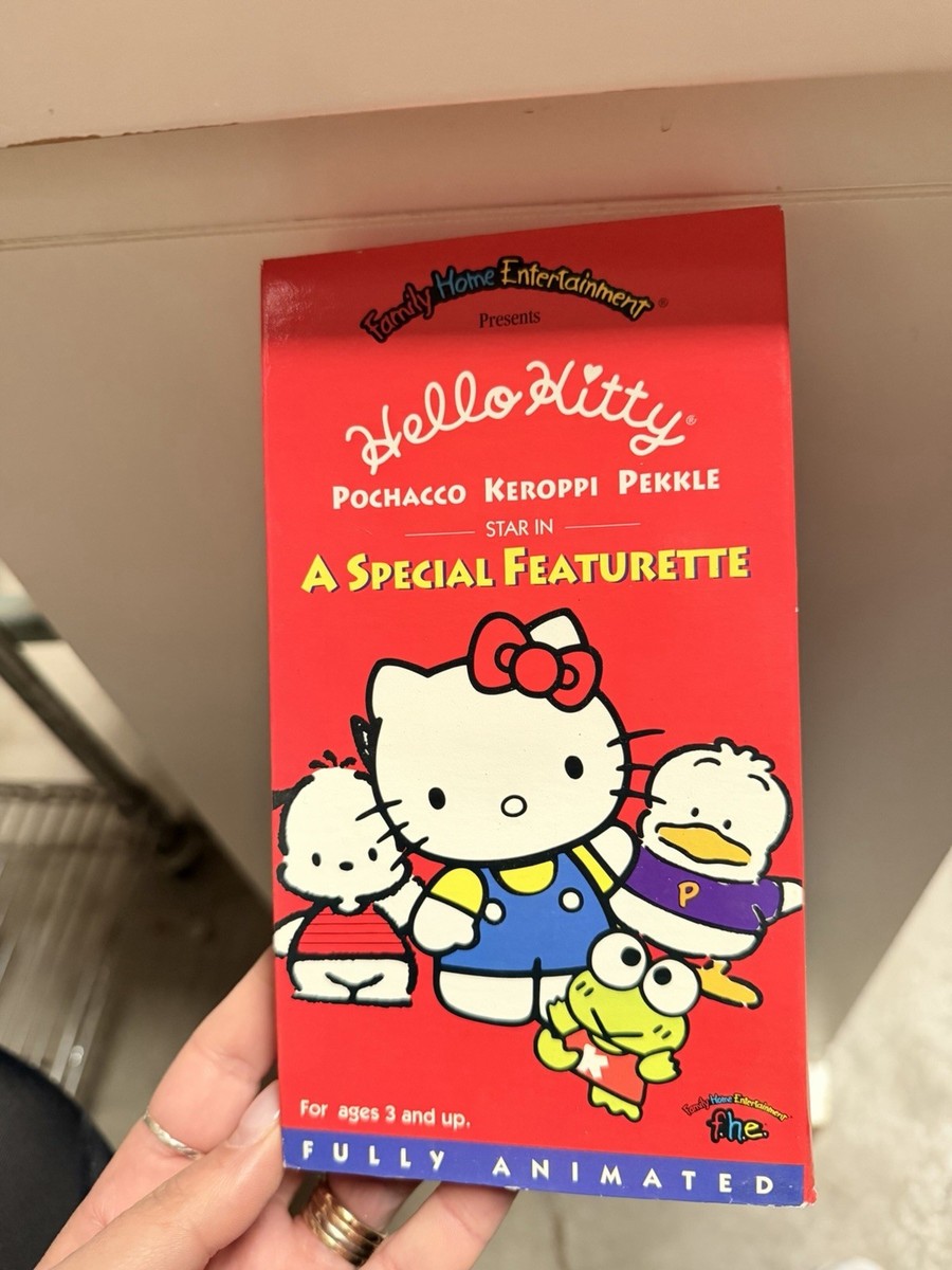Hello Kitty VHS A Special Featurette Keroppi Pochacco Pekkle