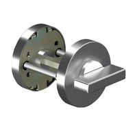 Ogro SchlüSselrosette 7122 WC AL Alu.F1 Schildst.9Mm WC Rd. Ogro Rosetten Ogro