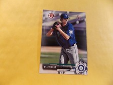 Wyatt Mills Seattle Mariners 2017 1st Bowman Draft Baseball