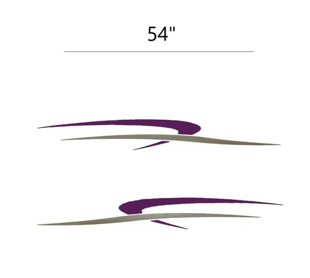 Palm Beach Decals sticker Boat Logo emblem 2 color OE Hull Pontoon