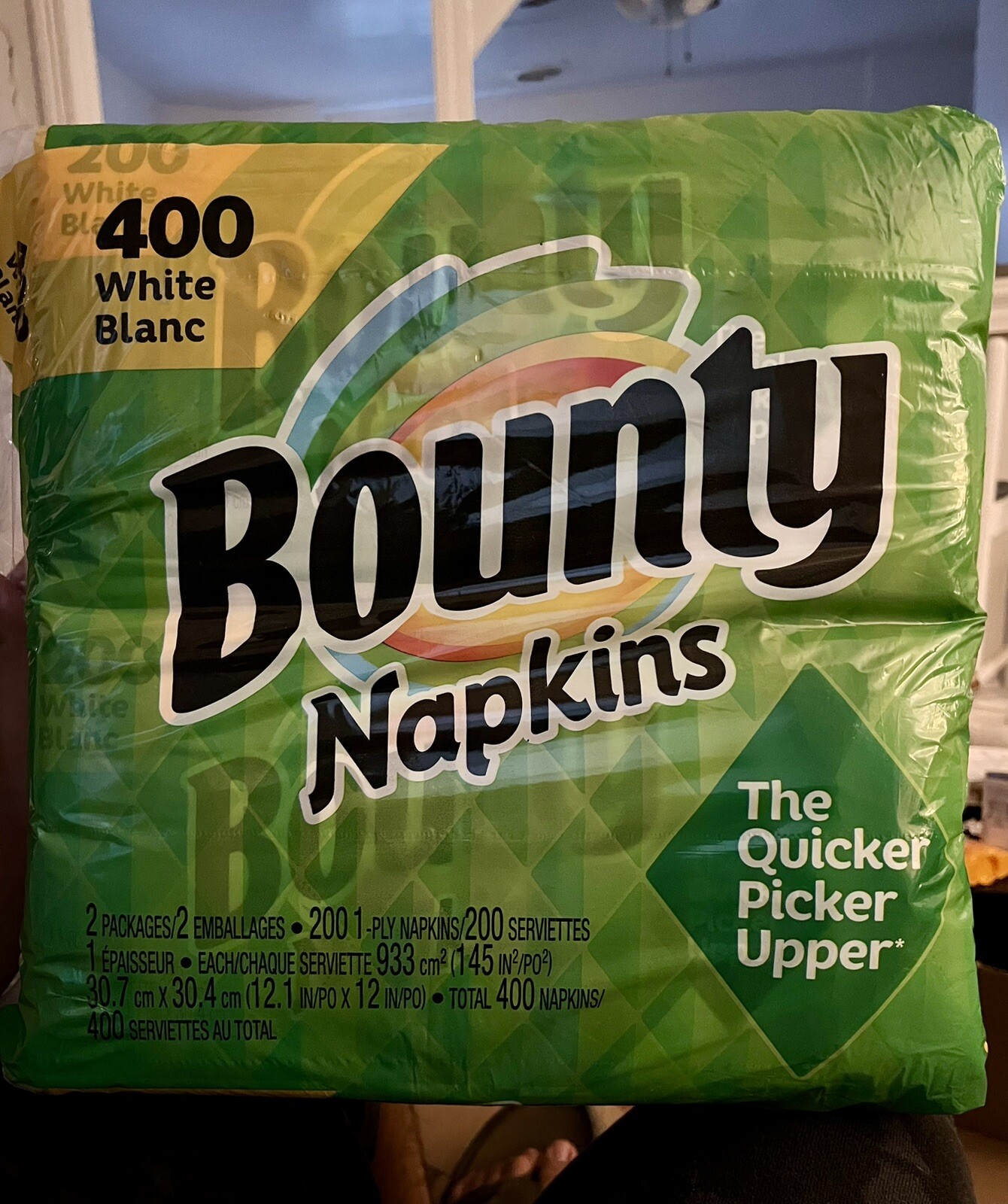 400 Bounty Paper Quilted Napkins, White, 400 Count Napkins eBay