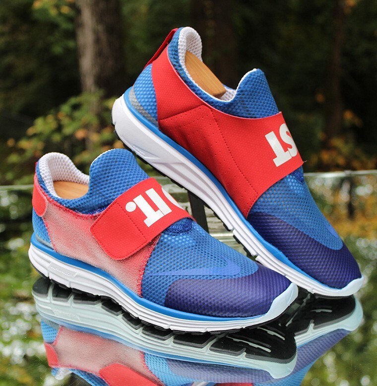 Nike Lunar Fly 306 Game Royal Men's Size 11 Blue Red White Custom