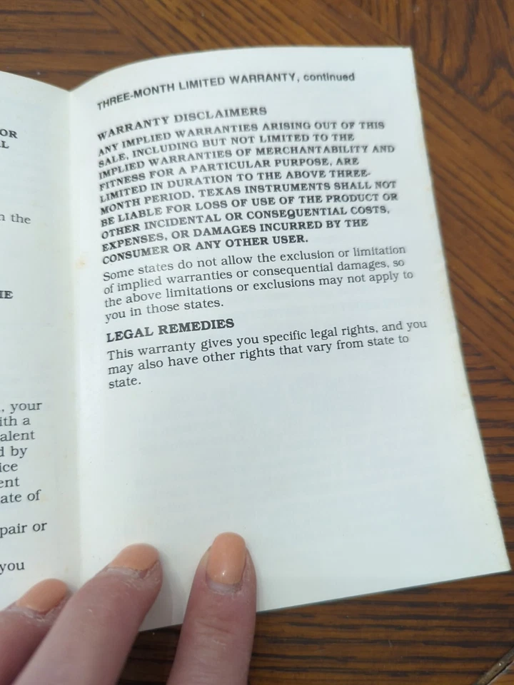 Texas Instruments Home Computer Accessory Video Modulator UM1381 Manual Guide - Image 4 of 4