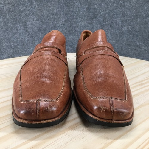 Sandro Moscoloni Shoes Mens 13 D Charles Loafers Brown Slip On Casual Comfort - Picture 8 of 17