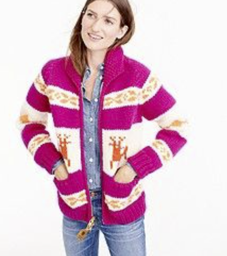 J. Crew Handknit Cowichan Sweater | eBay