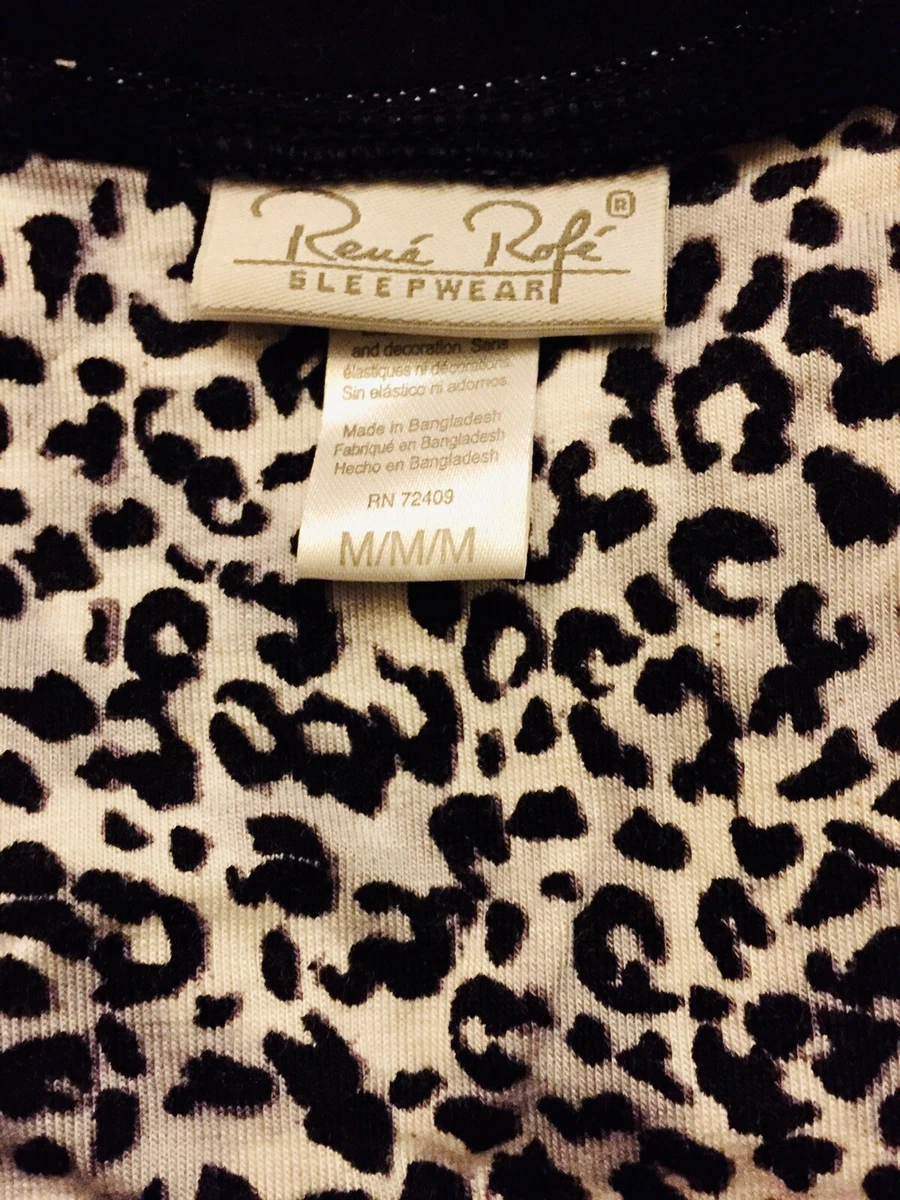 Rene rofe sleepwear leopard new arrivals