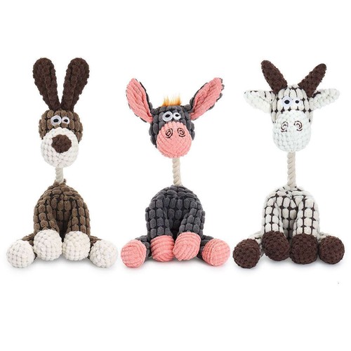 Chew Toy Squeaky Plush Dog Toy For Aggressive Chewers With Chew Pet Toys - Picture 6 of 12