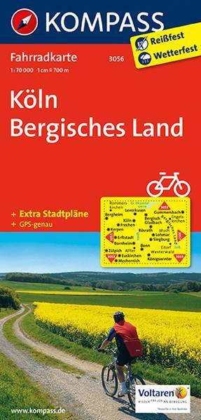 Thumbnail - Kompass Fahrradkarte 3056 Köln - Bergisches Land 1:70.000 | 2014 |