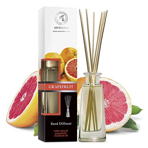 Reed Diffuser Grapefruit 3.4 Fl Oz - Room Diffuser with Grapefruit Essential ...-image