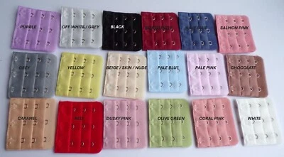 BRA EXTENDER Sally’s ® - 3 HOOKS 3 POSITIONS - VARIOUS COLOURS - Image 1 of 4