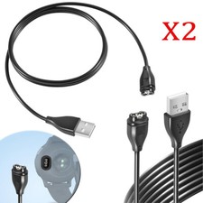 2 Pack Charger Cable 010-12491-01 Replacement for Garmin Multiple Watch Devices
