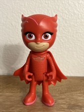 PJ MASKS OWLETTE BIG5.5  ACTION FIGURE PLASTIC TALKING JUST PLAY TOY PRE-OWNED 