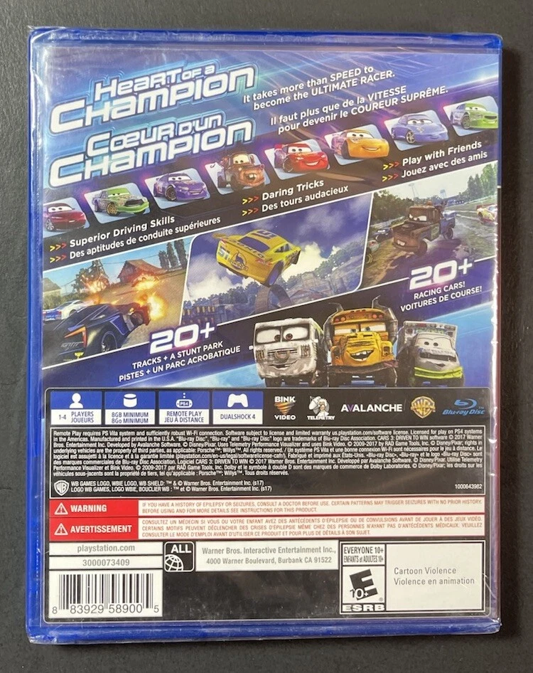 Cars 3 [ Driven to Win ] (PS4) NEW - Image 2 of 4