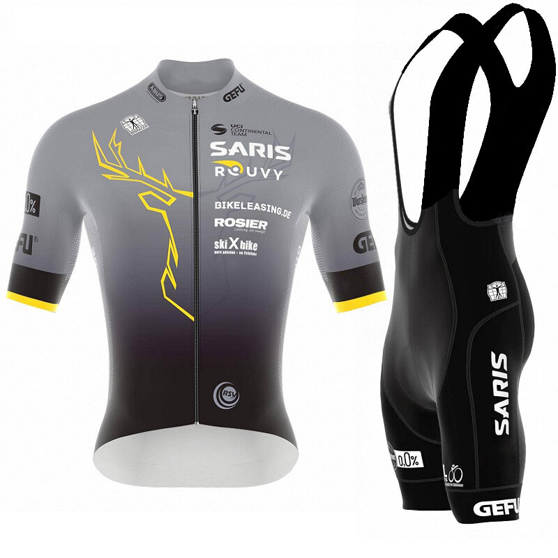 Team Mens Cycling Jersey And Bib Shorts set Cycling Jersey Suit